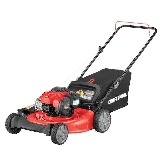 1-374.webp CRAFTSMAN M110 140-cc 21-in Push Gas Lawn Mowers. - Image 1
