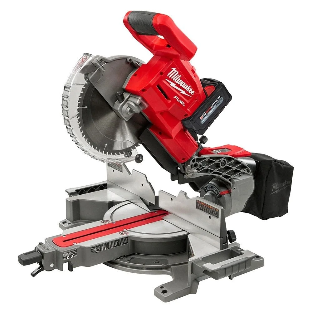 wqe.webp Milwaukee Dual-Bevel Sliding Compound Miter Saw M18 FUEL 2734 - Image 1